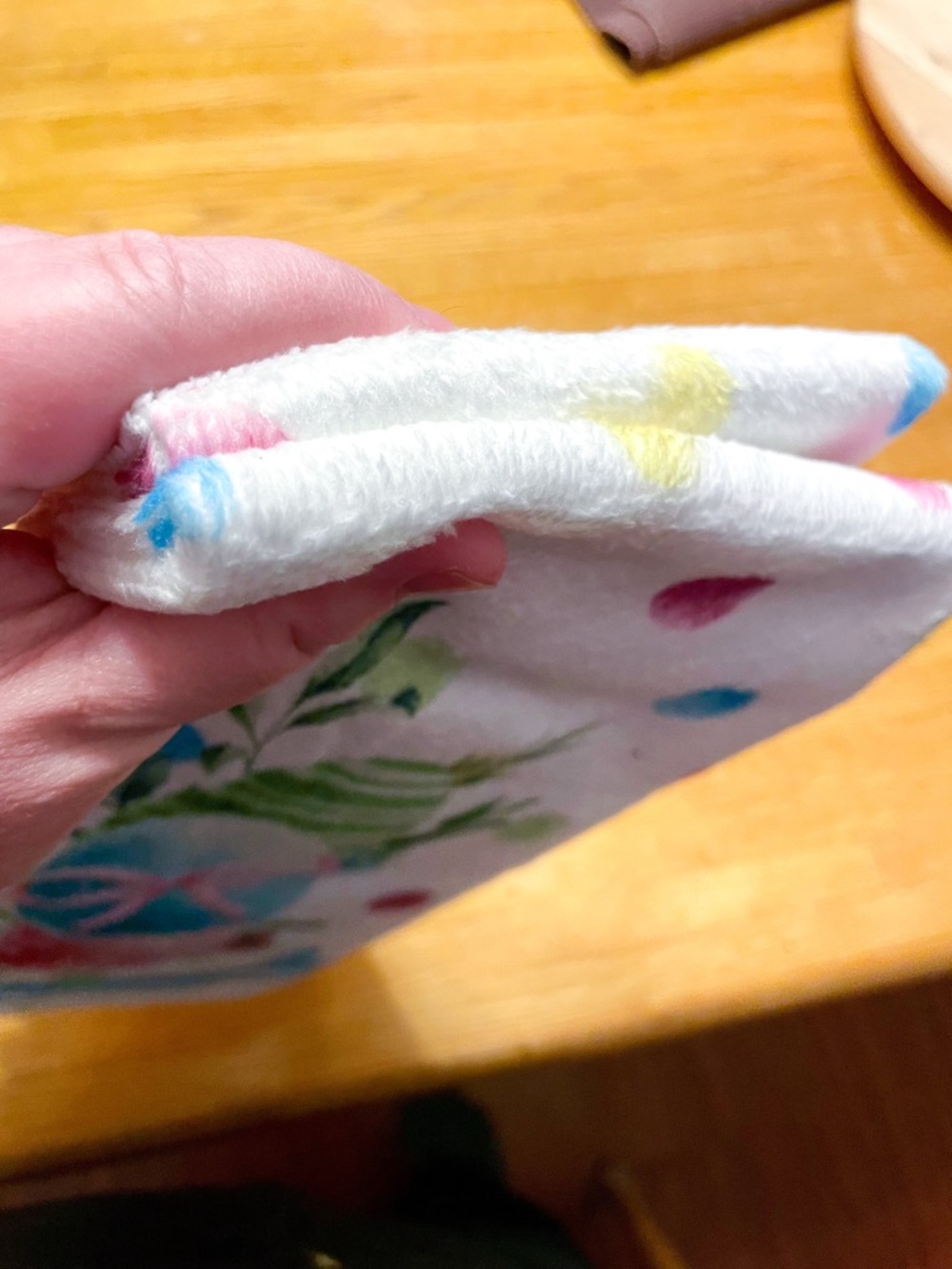 Easter/Spring Themed Set of Hand/Kitchen Towels - NWOT - Hello Peeps, Eggs, Dots - Picture 6 of 6